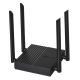 Der TP-LINK Archer C64 Router unterstützt den Wi-Fi-Standard 802.11ac Wave2 – 867 Mbit/s im 5-GHz-Band und 400 Mbit/s im 2,4-GHz-Band†.