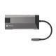 NATEC MULTIPORT-ADAPTER FOWLER PLUS USB-C->USB 3.0 3X, HDMI 4K, USB-C PD, RJ45, MICRO SD NMP-1690