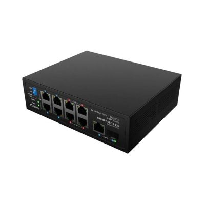 11. LANBERG ILFE-8P-1GE-1S-120 LIGHT INDUSTRIAL POE 4XBT 4XAT SFP+ETH DIN FAST ETHERNET