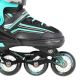 7. NILS Extreme NH18190 2-in-1 Rollschuhe, schwarz und blau, Größe S (29–33), mit austauschbarer Hockeykufe