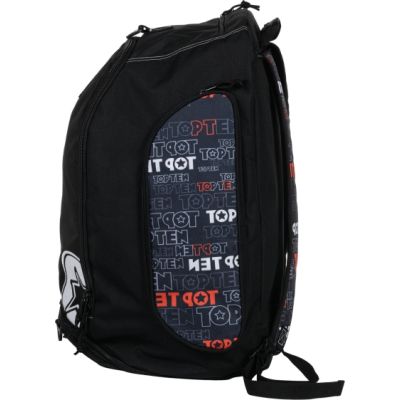 3. TOP TEN "BE4" Rucksack, schwarz und rot, 57 cm x 44 cm x 33 cm