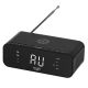 19. ADLER AD 1192b schwarzes Radiowecker