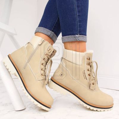 13. NEWS W EVE249A isolierte Wanderstiefel beige 
