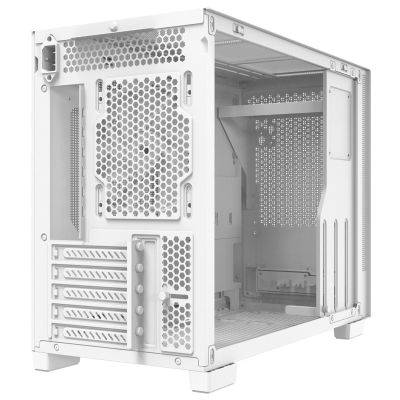 4. XPG VALOR MESH NANO (M-ATX) Midi-Tower-Gehäuse, Weiß (Einzelhandel)