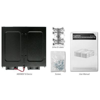 9. ICY Dock ToughArmor MB998SP-B – Aufbewahrungstasche – 6,4 cm (2,5 Zoll) – Matt