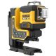 Dewalt DCLE34035B 18V XR 3x360 Akku-Laser-Nivelliergerät mit Fernbedienung