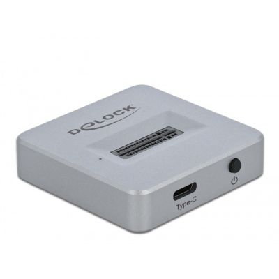 DeLOCK M.2 Dockingstation für M.2 NVMe PCIe SSD mit USB Typ-C-Buchse