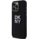 2. DKNY Liquid Silicone Metal Logo Hülle für iPhone 15 Pro – Schwarz