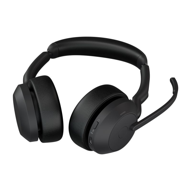 3. Jabra 25599-989-999 Kopfhörer/Headset Kabelloses Kopfband Bluetooth-Ladegerät für Büro/Callcenter Schwarz