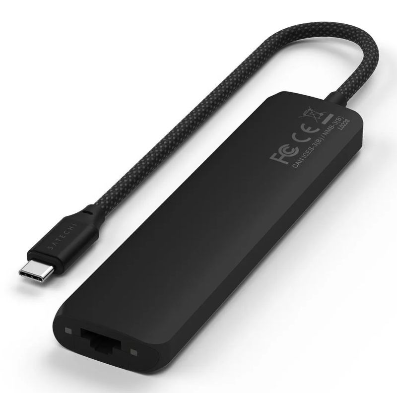 2. Satechi ST-P7SK USB-Typ-C Hubs und Konzentratoren 10000 Mbit/s Schwarz