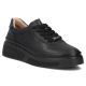 Schwarze Damen-Keilschuhe aus Leder, Filippo DP8326