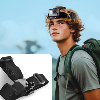 3. Tech-Protect GA100 Kopfhalterung für GoPro / DJI - Schwarz
