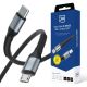3mk Hyper Cable N-SERIES USB-C / Micro-USB 3m QC 3.0 5V/2A 10W - schwarz