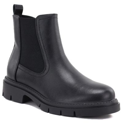 5. Schwarze Damen-Ankle-Boots aus Leder von Sergio Leone, Modell BT-01-S