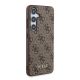 4. Guess 4G Metal Gold Logo Hülle für Samsung Galaxy A35 – braun