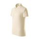 Kinder-Piqué-Poloshirt (Mandel)