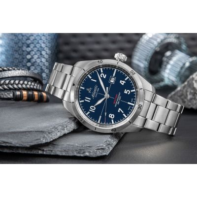 6. Atlantic Seaflight Herrenuhr 70356.41.55 + Box