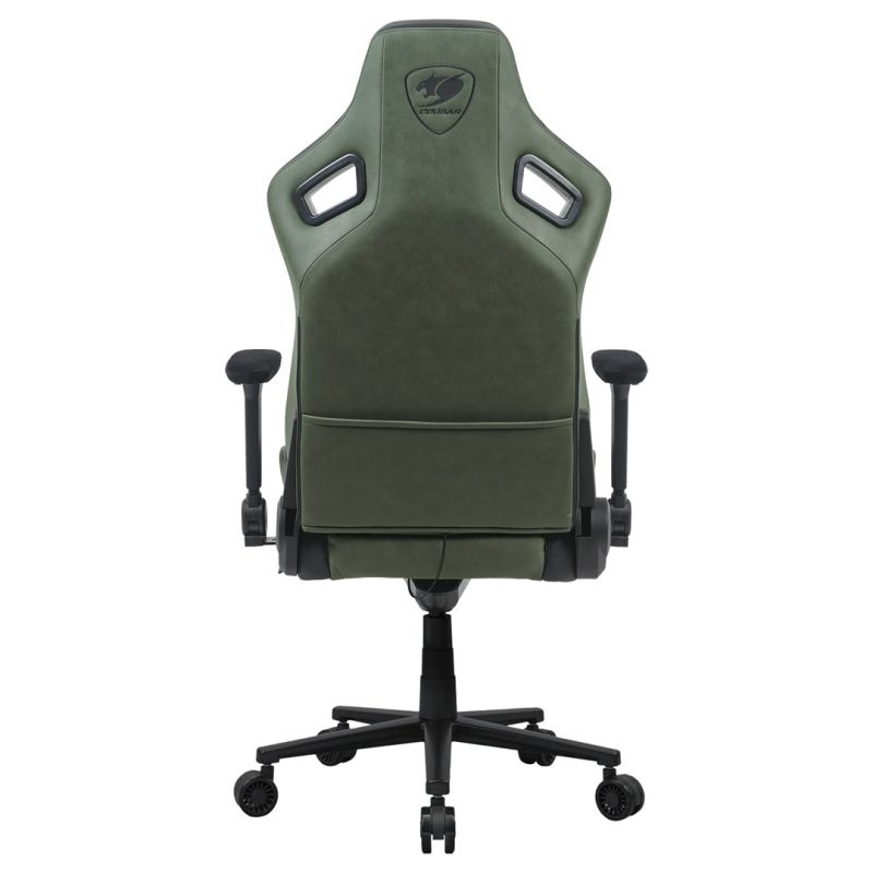 9. COUGAR DEFENSOR S ARMY GREEN F Universeller Gaming-Stuhl mit gepolstertem Sitz, Grün