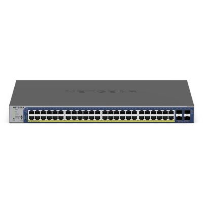 2. Netgear GS752TXPv3 52p PoE 380W (PoE+: 48p) Managed Gigabit/10G Switch