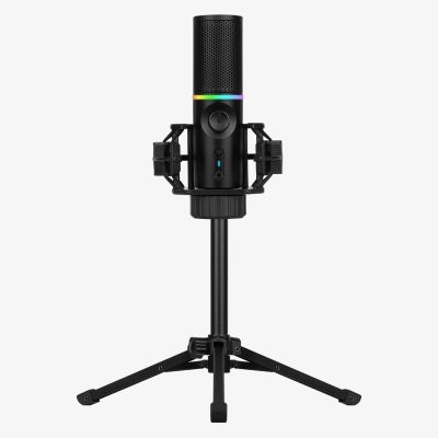 4. Streamplify Mikrofonstativ Schwarzes Studiomikrofon