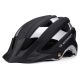 3. Wozinsky MTB-Fahrradhelm mit abnehmbarem Visier, leicht, Größe L – schwarz und silber