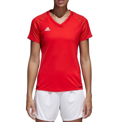 9. adidas TIRO 17 Training JSY Damen T-Shirt rot BP8560