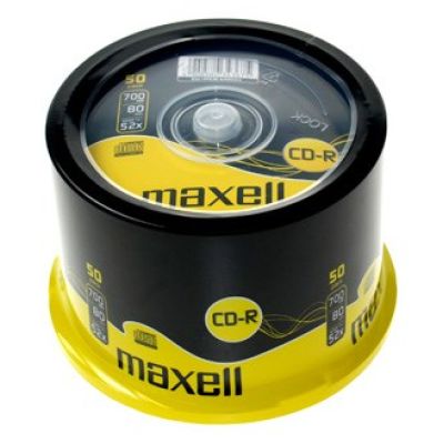 MAXELL CD-R 700 MB 52 x 80 Min., Blisterverpackung, 50 Stück
