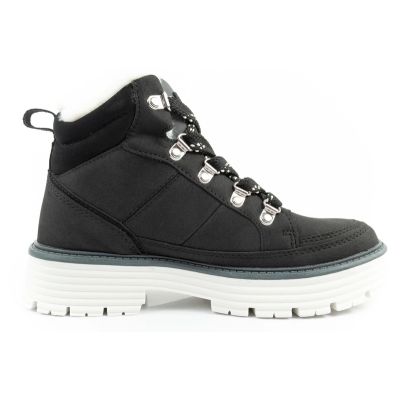 13. O'Neill Winterstiefel Damen Wanderstiefel Stiefeletten modisch Schwarz Weiß