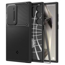 Spigen Optik Armor Hülle für Samsung Galaxy S24 Ultra – Schwarz