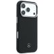4. Mercedes Leder-Schutzhülle mit Grillmuster und MagSafe-Funktion für iPhone 17 Pro – Schwarz