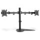 18. DIGITUS DOPPEL-TISCHSTÄNDER 2XLCD MAX. 32" MAX. 2X 8KG NEIGUNGS- UND DREHBAR SCHNELLVERSCHLUSS DA-90401