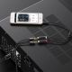 5. Ugreen Audioadapter Klinke 3,5 mm Stecker auf 2 x RCA Buchse Kabel 0,25 m grau (AV109)