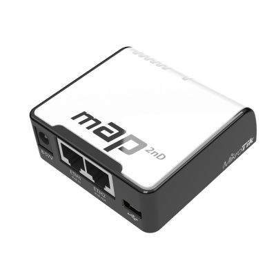 6. WiFi 4 Mikrotik mAP Router (RBmAP2nD) 2,4 GHz (2x2) 2p