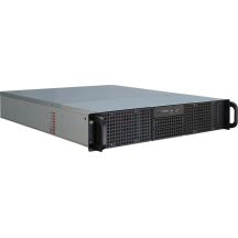Inter-Tech 2U-20255 Rack Schwarz, Edelstahl