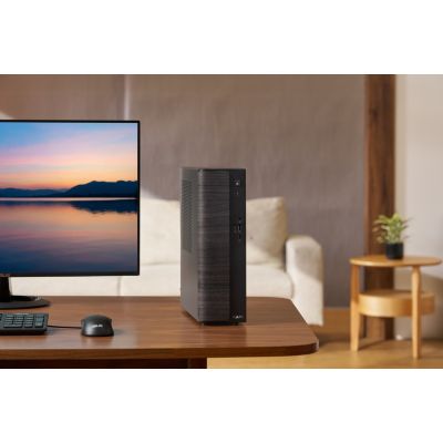 5. ASUS V500 SFF V501SV-05210H036W Intel Core 5 210H 8 GB DDR5-SDRAM 512 GB SSD Windows 11 Home PC Schwarz, Holz