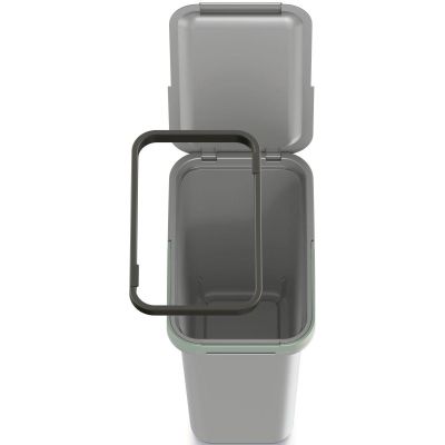 4. ABFALLBEHÄLTER 12 L SYSTEMA SORTIBOX GLATT GRAU