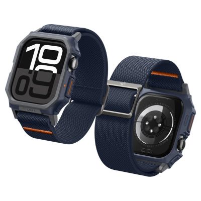 15. Spigen Lite Fit "Pro" Armband für Apple Watch 10 46mm - Marineblau