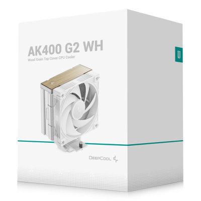 9. DeepCool AK400 G2 WH Prozessor-Luftkühler 12cm Weiß 1 Stück.