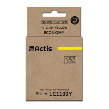 Actis KB-1100Y Tinte (ersetzt Brother LC1100Y/980Y; Standard; 19 ml; gelb)