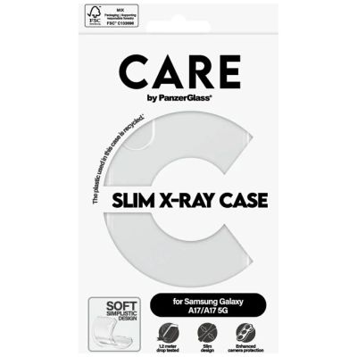 4. CARE by PanzerGlass Fashion X-Ray Hülle für Samsung Galaxy M17 5G / A17 / A17 5G - Transparent