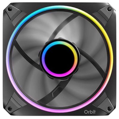 2. Antec Orbit 120 ARGB-Gehäuselüfter, 12 cm, Schwarz