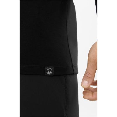 VIKING Andali Man Merino Herren Langarmshirt Schwarz XXL