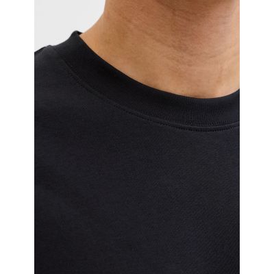 6. Jack&Jones Herren-T-Shirt JJEBARRON TEE SS O-NECK NOOS 12298906 SCHWARZ