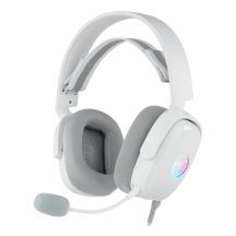 GAMIAC HS71 Kabelgebundenes Gaming-Headset mit Kopfbügel, USB Typ-C, Weiß