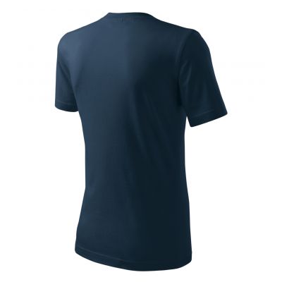 4. Malfini Classic New M MLI-13202 marineblaues T-Shirt