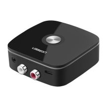 Bluetooth-Adapter Ugreen Bluetooth 5.1 Adapter / Empfänger UGREEN CM106 2x RCA, 3,5-mm-Klinkenbuchse, aptX HD, USB-C (schwarz)