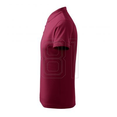 4. Herren-Piqué-Poloshirt (Granat)