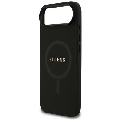 6. Guess Saffiano Classic Logo MagSafe Hülle für iPhone Air - Schwarz