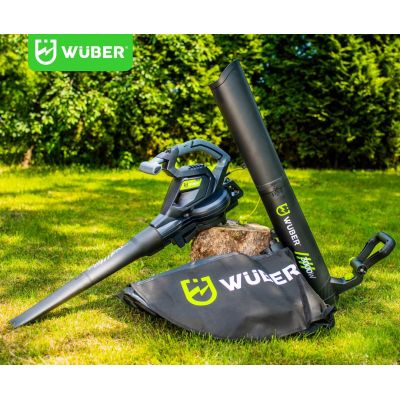 8. 3000-W-Elektro-Laubbläser mit Häcksler 15:1 W43422 WUBER