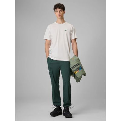 3. Herren-T-Shirt mit Aufdruck, regulär, Größe 4F 4FRSS26TTSHM3814-11S